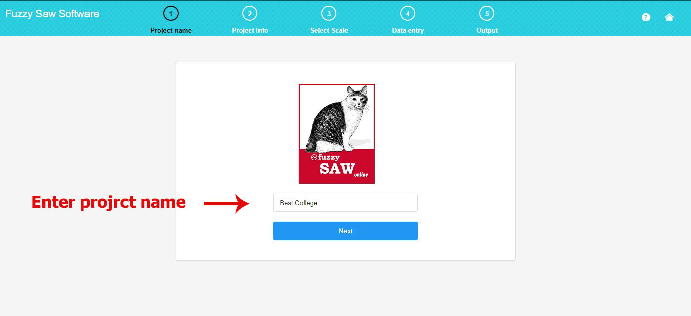 fuzzy saw help project name