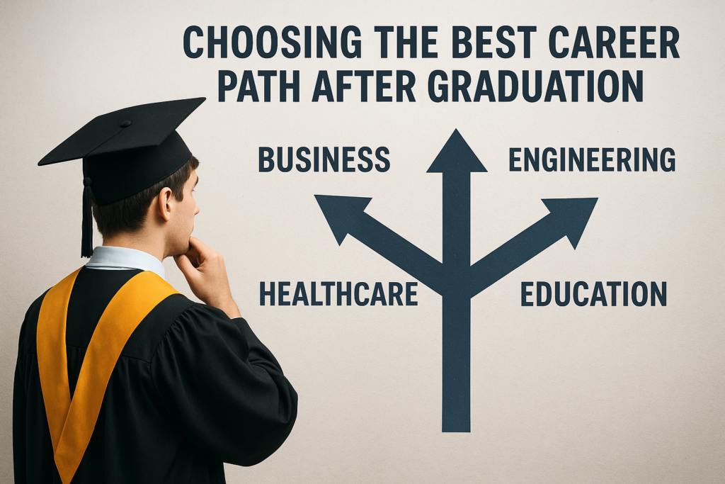 Choosing the Best Career Path After Graduation - OnlineOutput.com