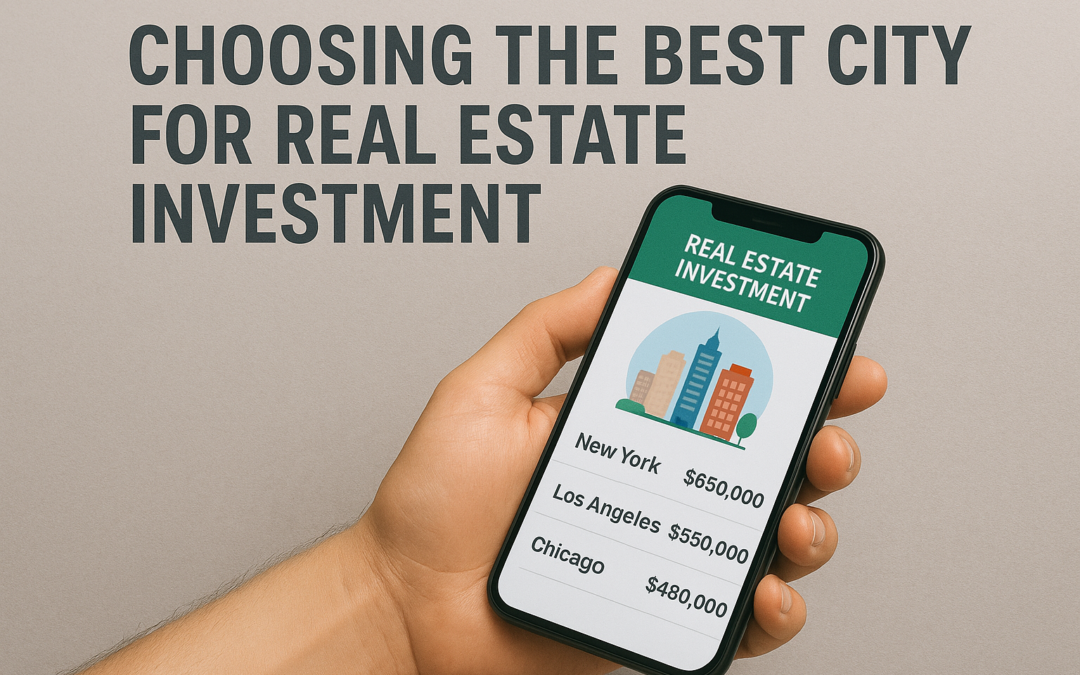 Choosing the Best City for Real Estate Investment